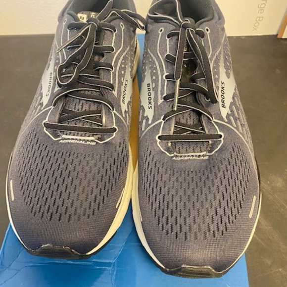 Brooks Men's Adrenaline GTS 21, US Medium (D) 12/ UK 11/ EU 46, Grey/Black - Picture 5 of 10